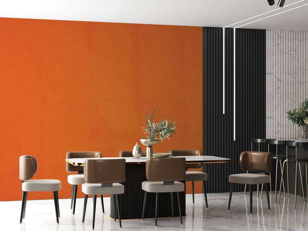 Orange farbe Beton
