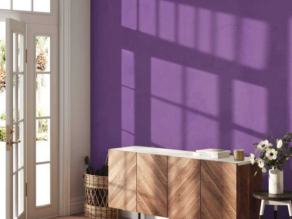 Maximal violetter Beton
