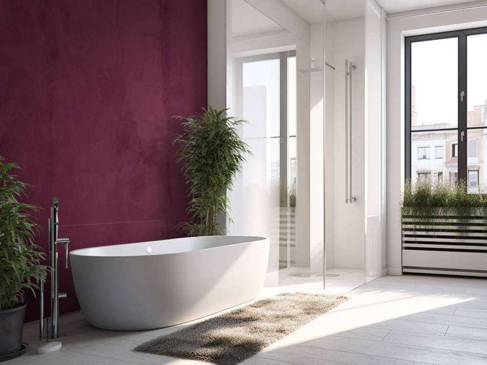 Violetter Beton