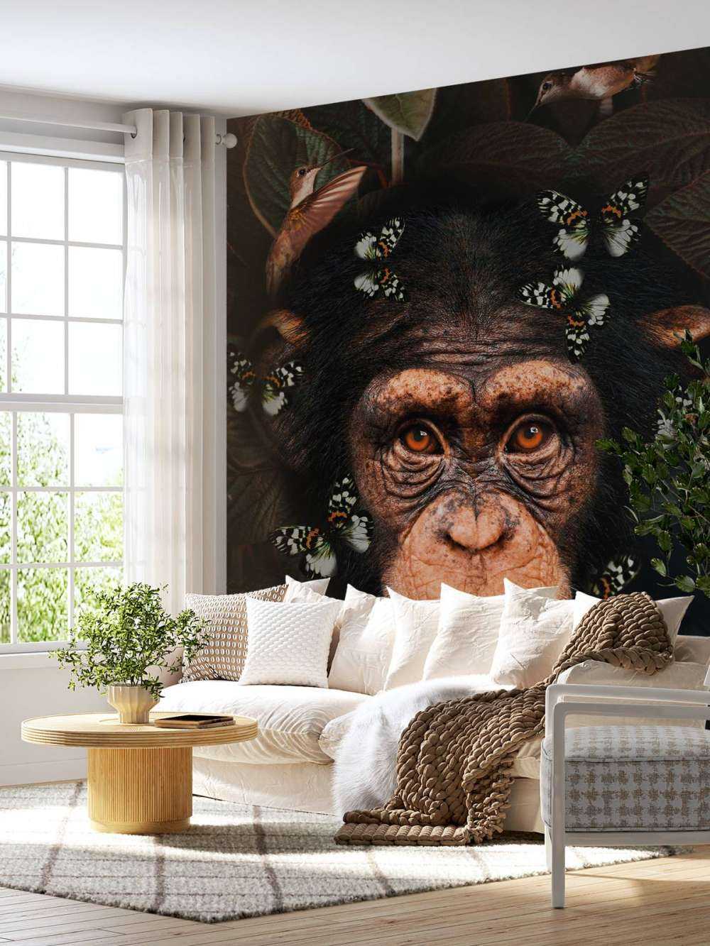Tropical Chimpanzee Porträt