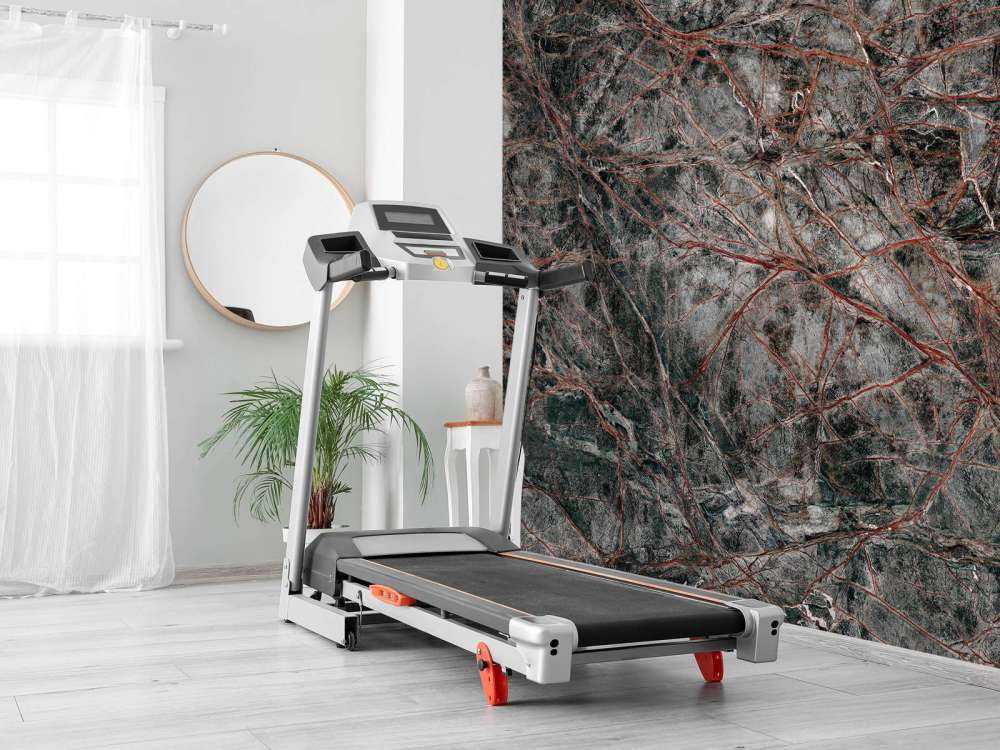 Grauer Marmor mit feiner Struktur