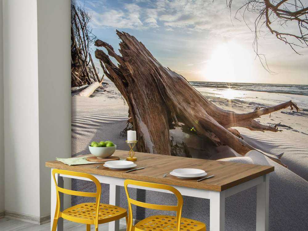 Holz im Sand
