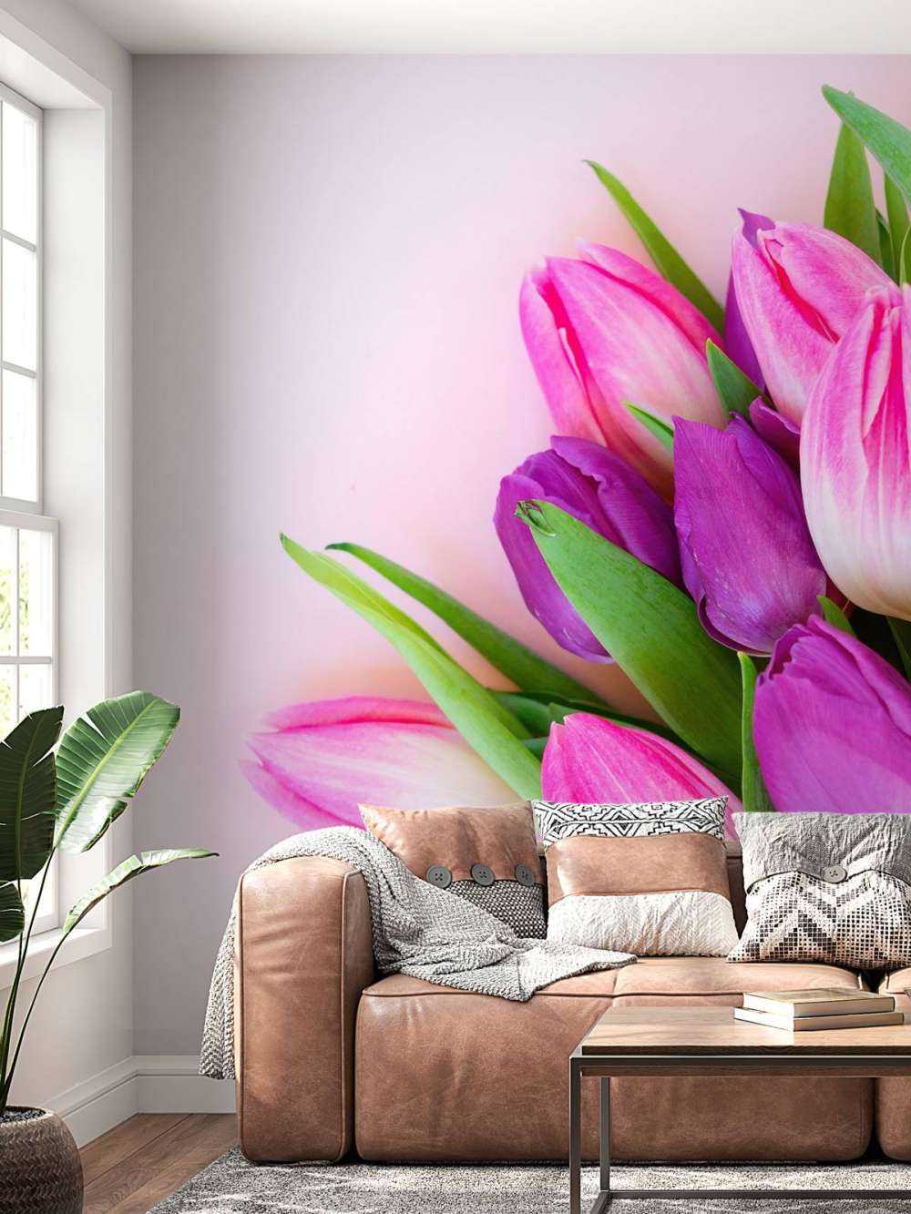 Rosa Tulpen
