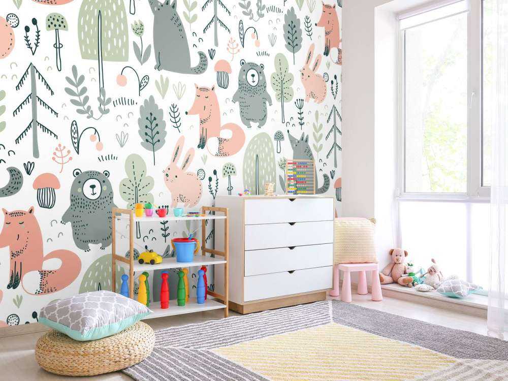 Bunte Waldtiere