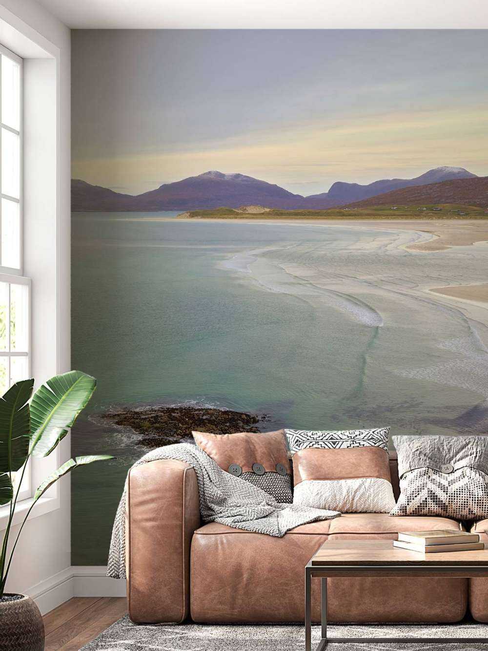 Meer und Berge entlang der Küste