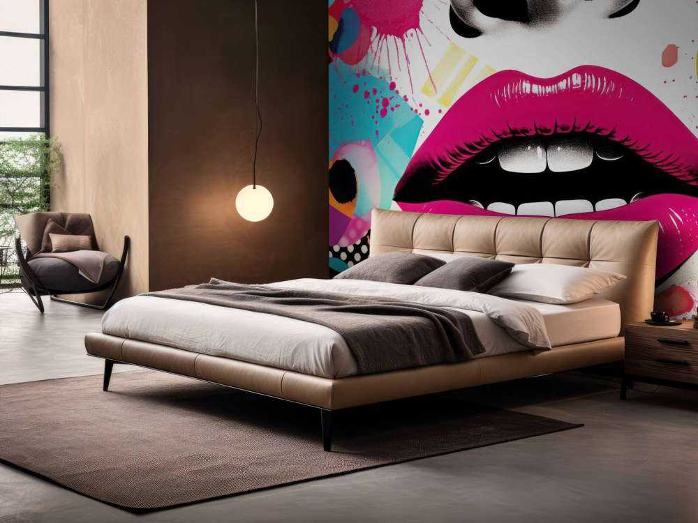 Pop-Art-Lippen