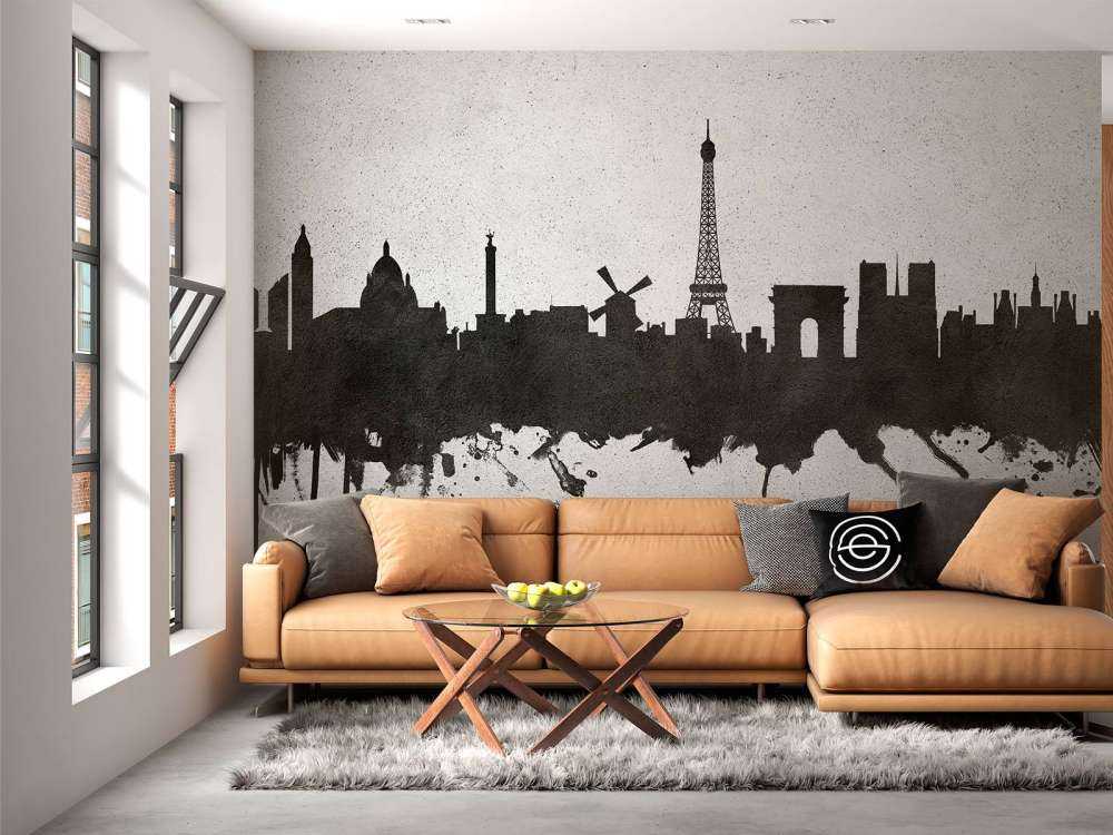 Aquarell-Skyline, Paris