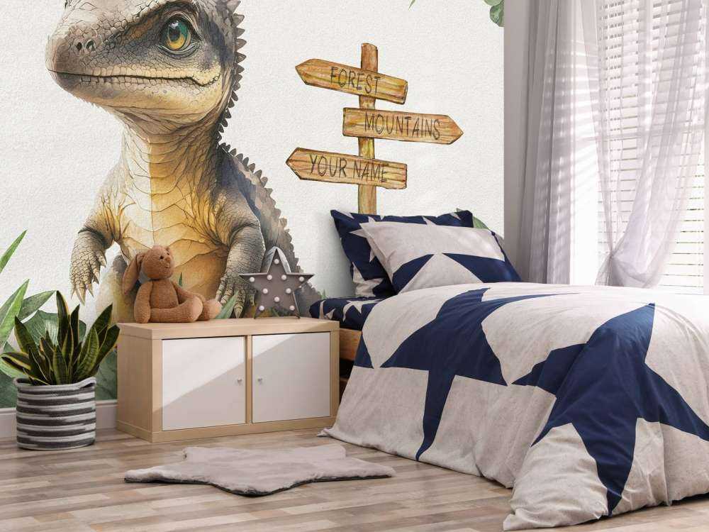 Baby-Spinosaurus im Dschungel