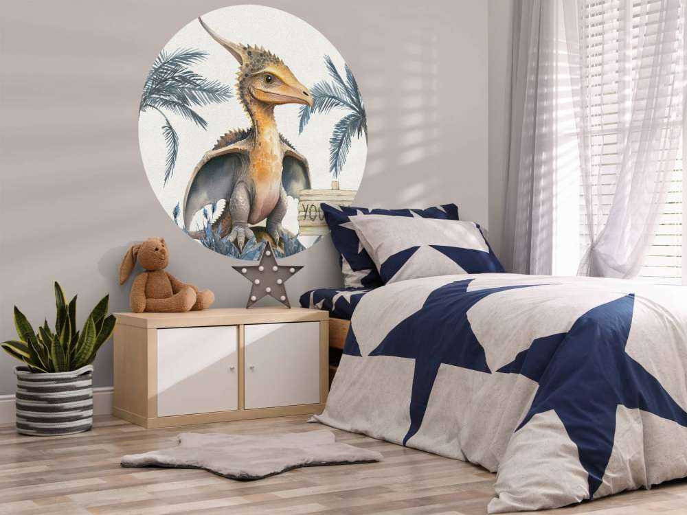 Baby-Pteranodon im blauen Dschungel