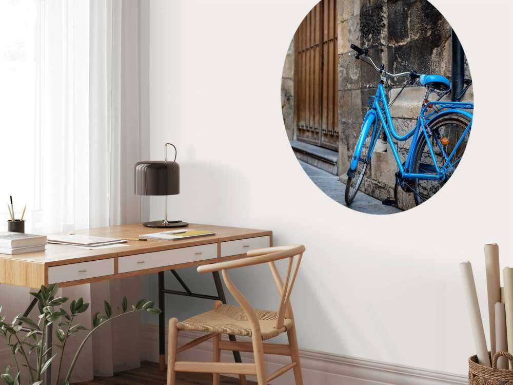 Blaues Fahrrad