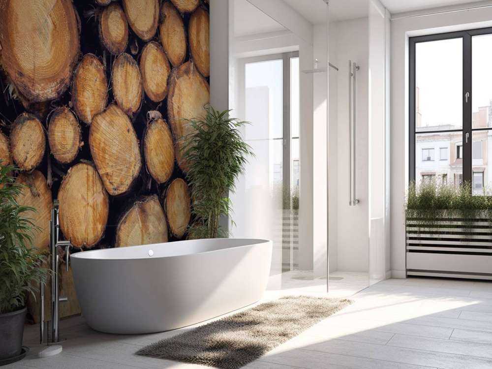 Gehacktes Holz
