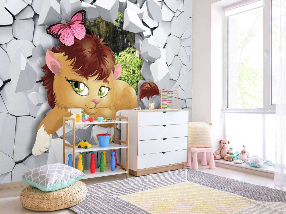Löwe in einer Wand