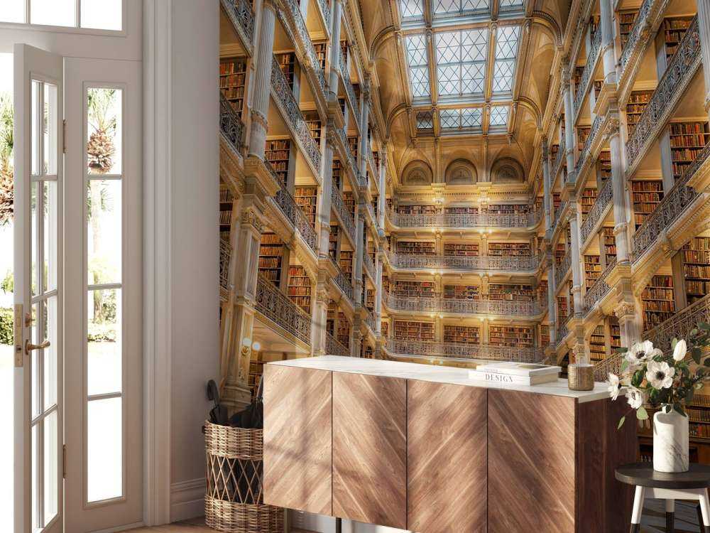 Erleuchteter Literaturraum