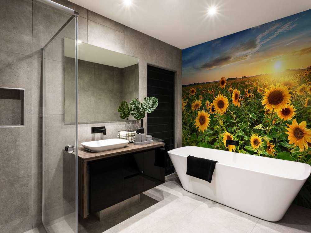 Schönes Sonnenblumenfeld