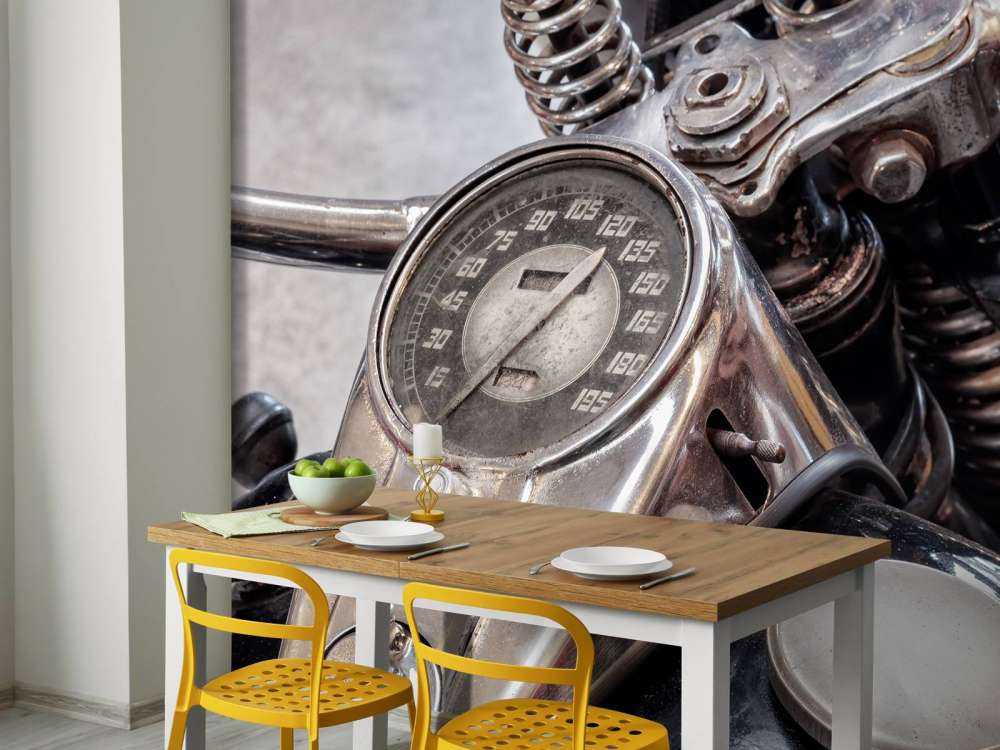 Tank und Tachometer