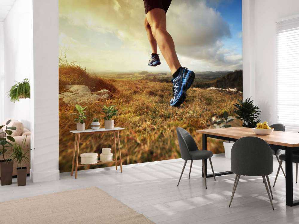 Jogger in Aktion