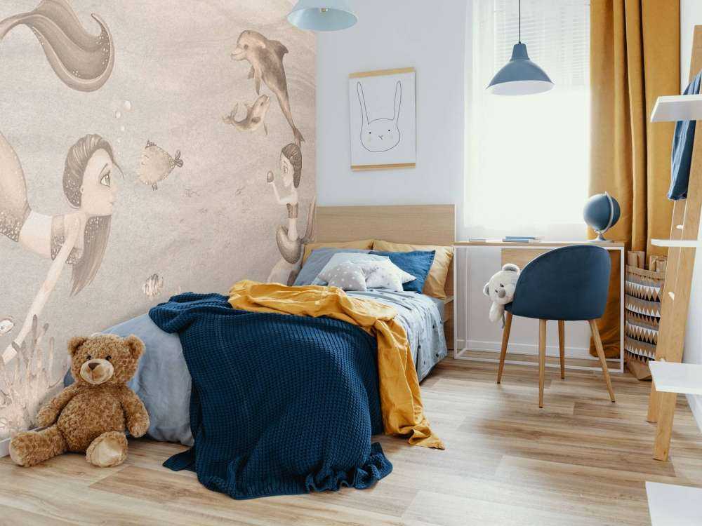 Meerjungfrauenwelt in Taupe