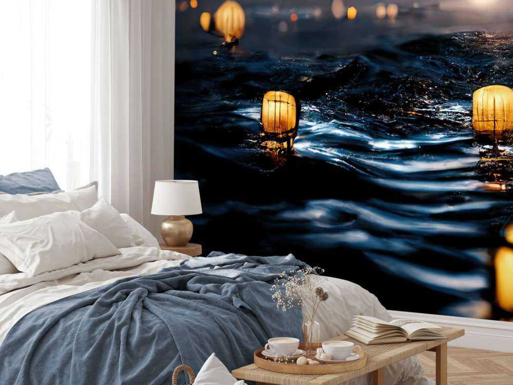 Lanterns über dem Wasser
