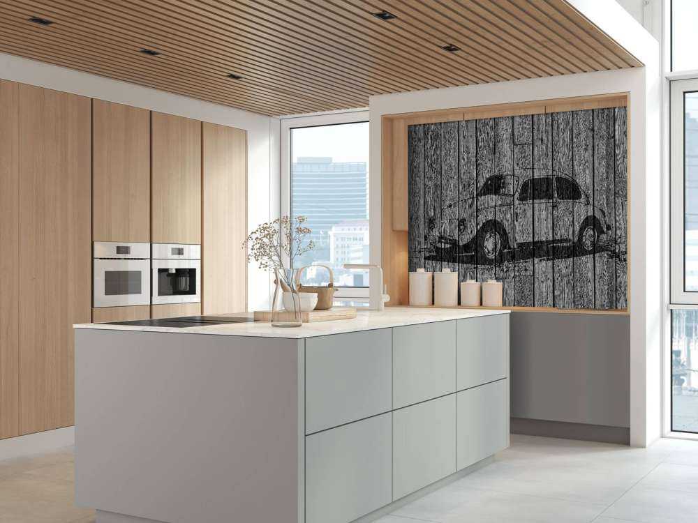Graffiti Käfer auf Holz