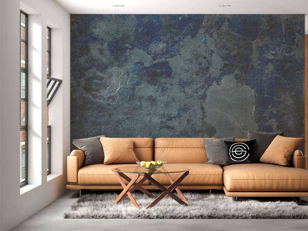 Blauer Beton