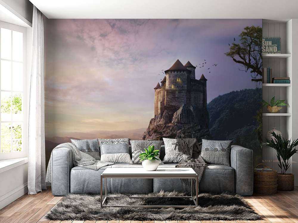 Burg auf einem Felsen