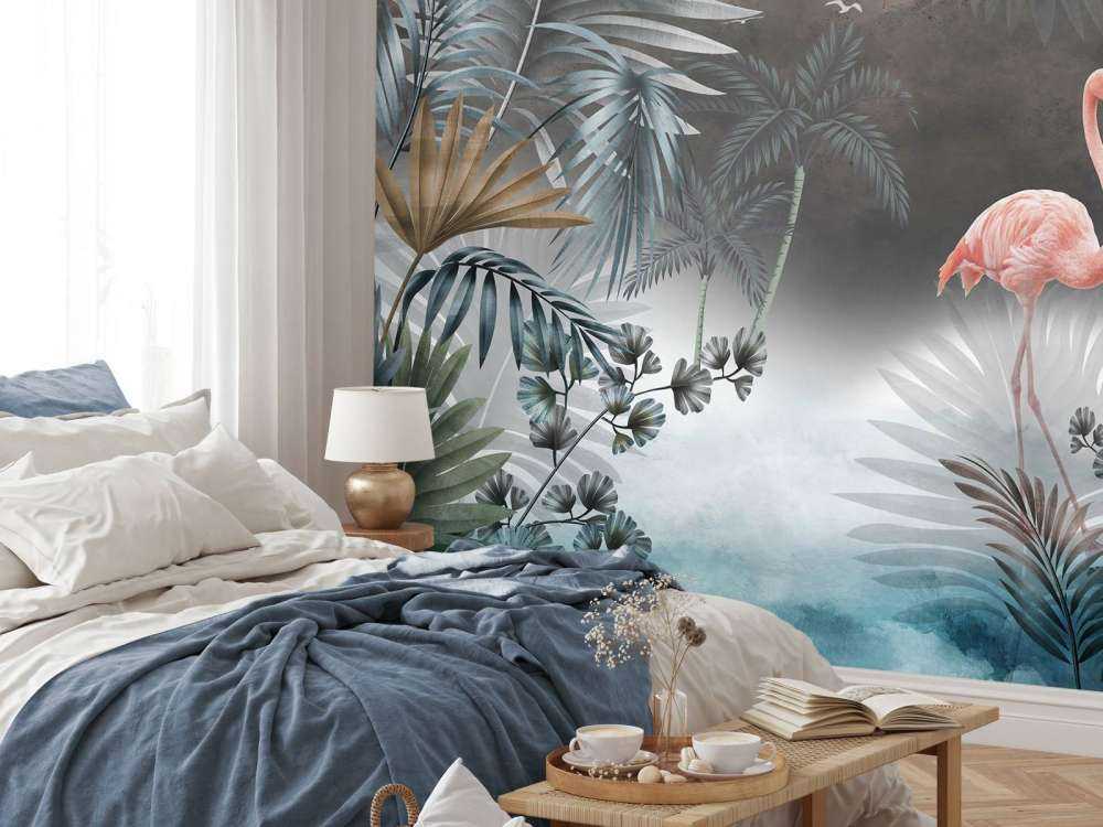 Flamingos bei Nacht