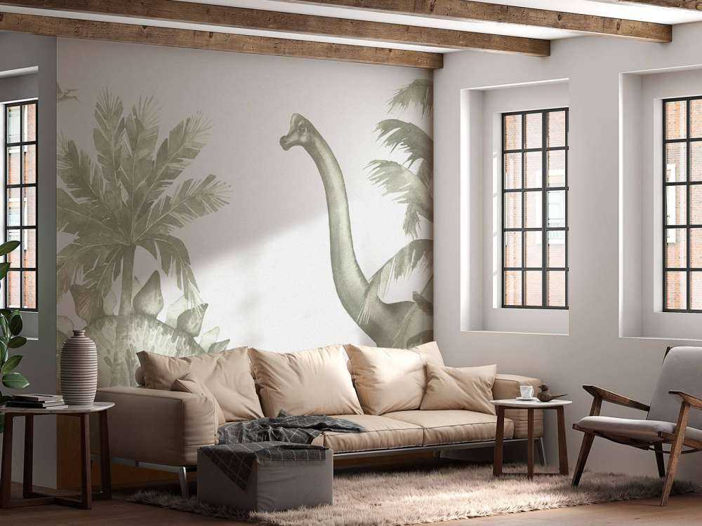 Dinosaurier in grün