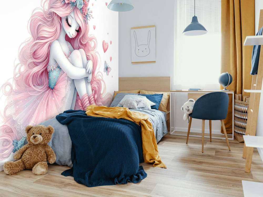 Träumende Einhorn-Ballerina