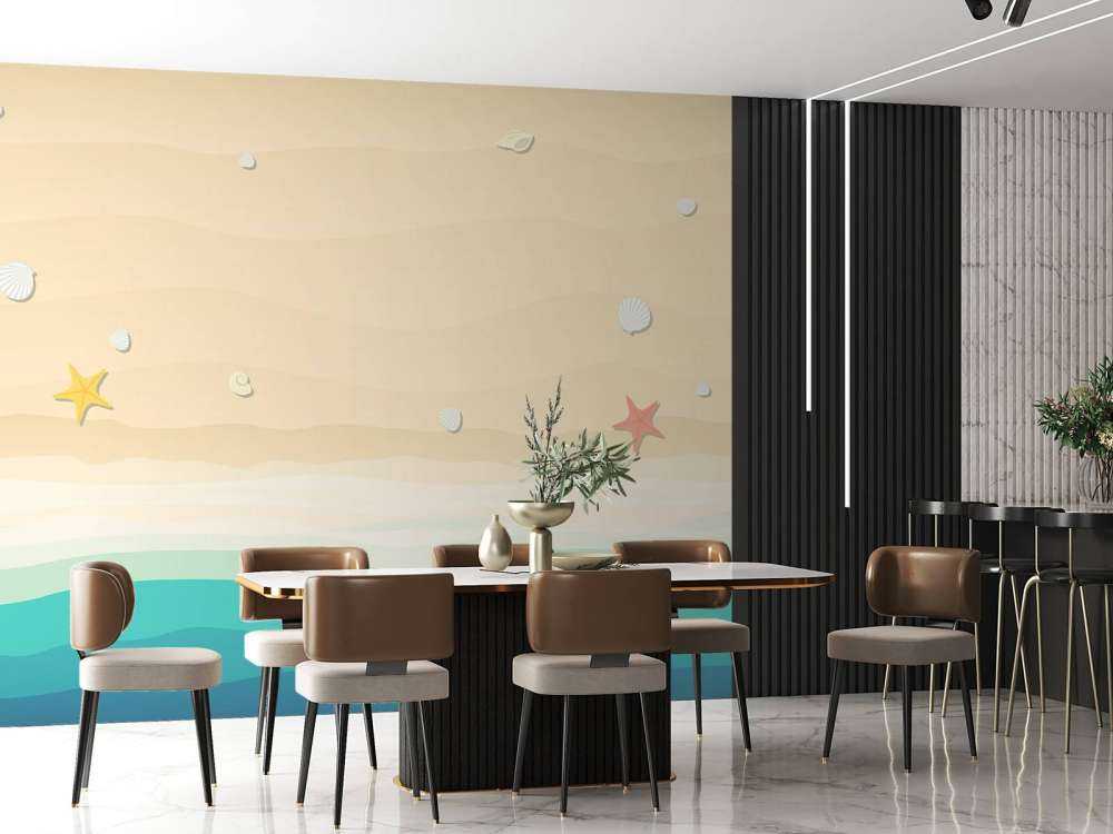 Zeichnung eines Strandes