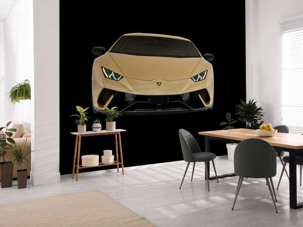 Lamborghini Huracán - Front, schwarz
