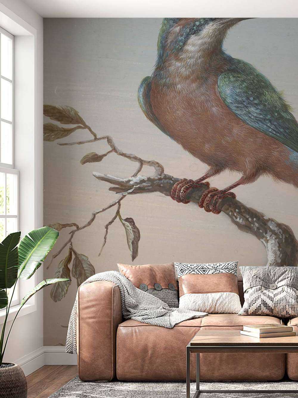Eisvogel auf Fototapete