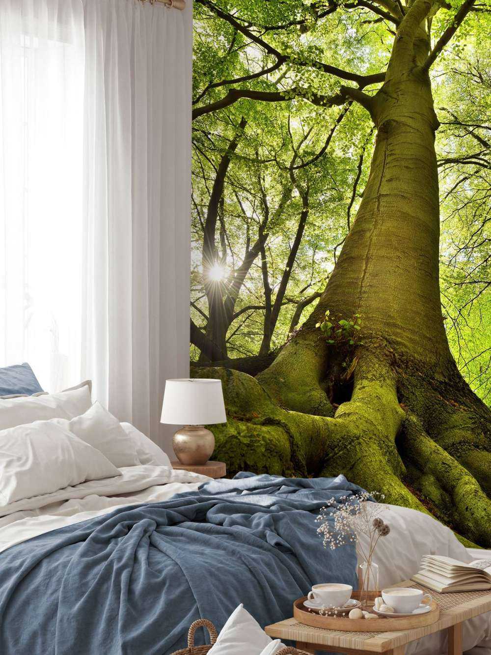 Großer Baum mit Wurzeln