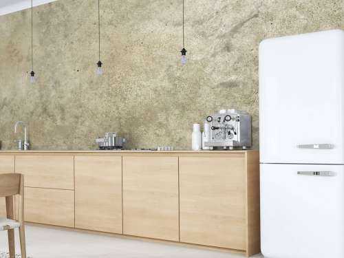 Hellgrauer polierter Beton
