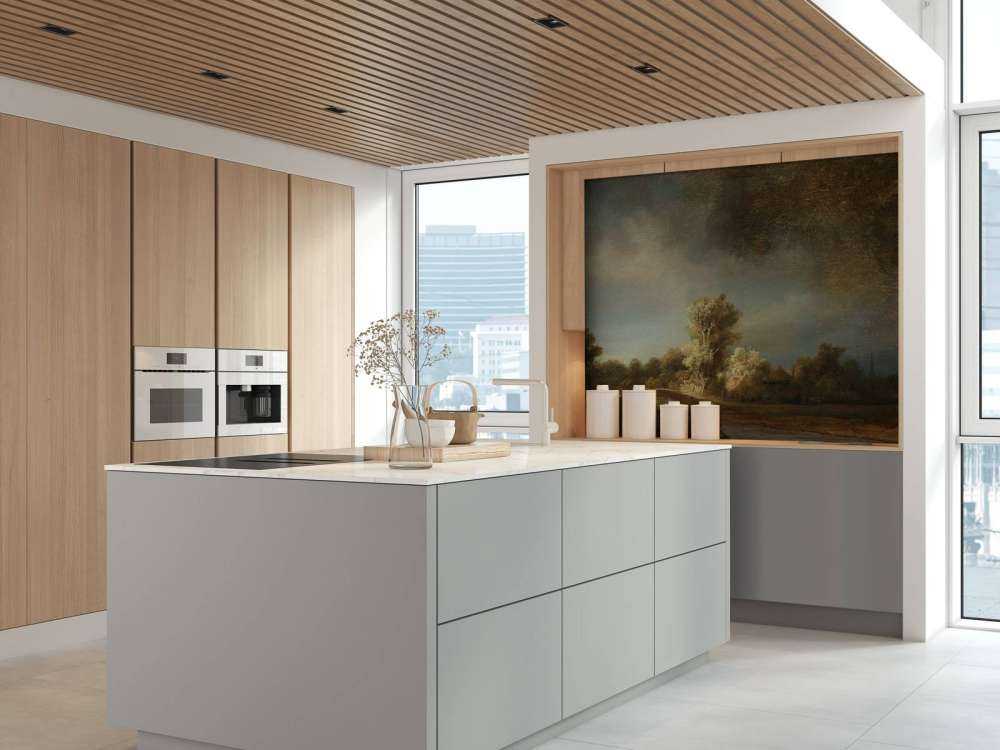 Landschaft mit Steinbrücke