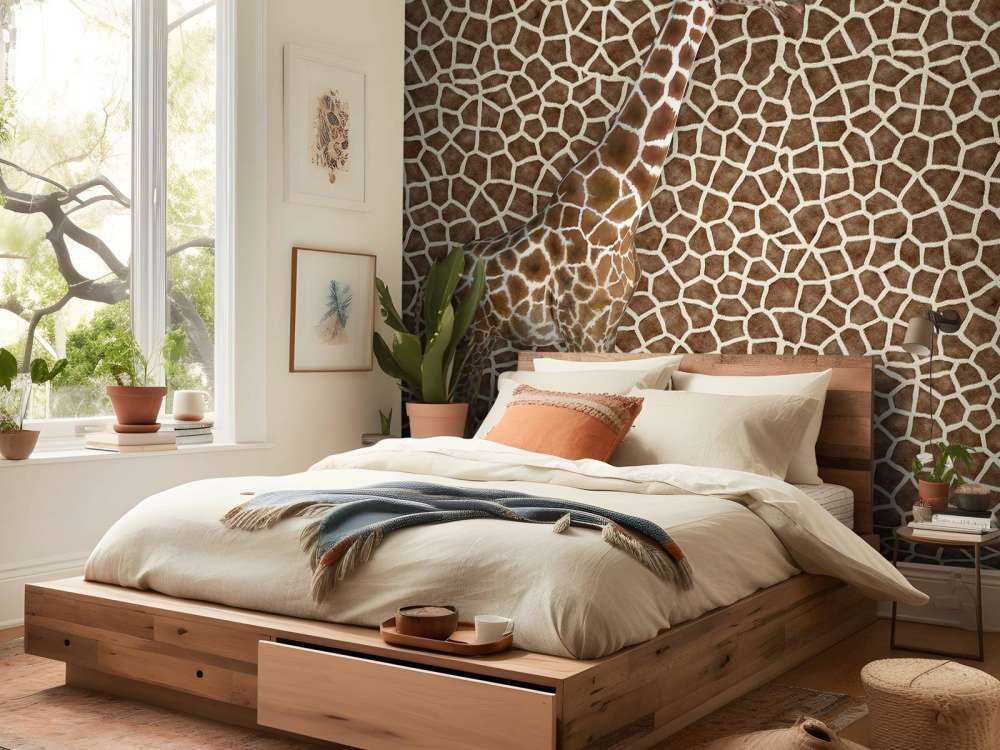 Getarnte Giraffe