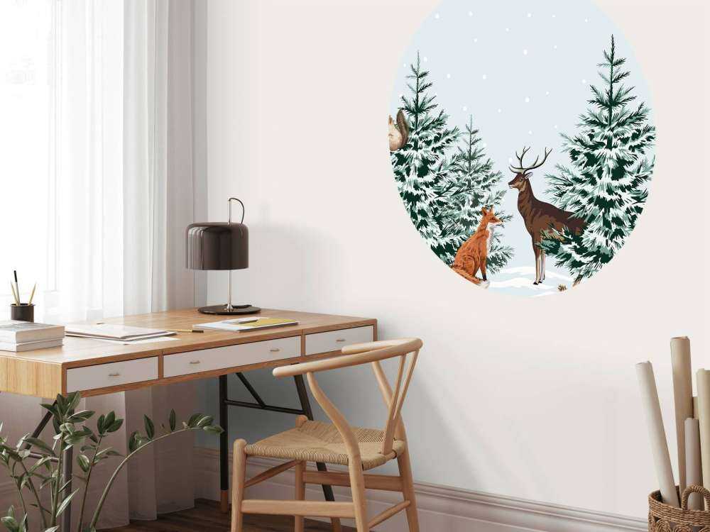Winterwaldbewohner Freude
