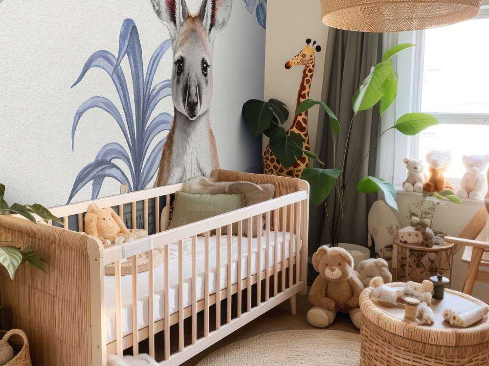 Dschungel-Baby Känguru blau