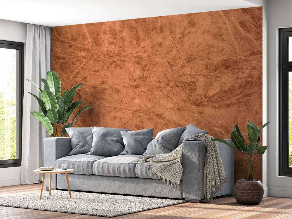 Terrakotta mit Linien