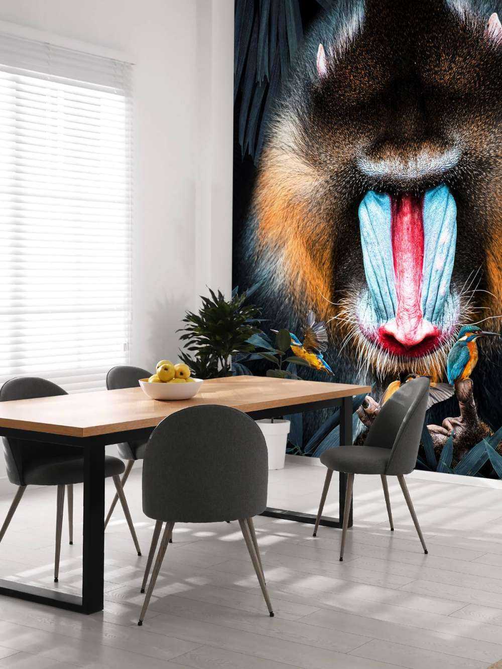 Mandrill Porträt