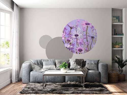 Bunte lila Blumen