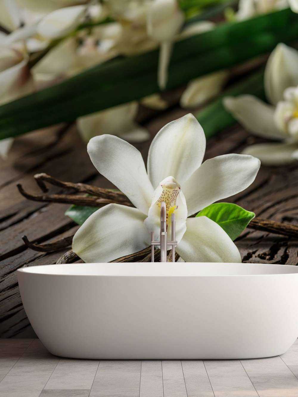 Blume und Vanille Sticks