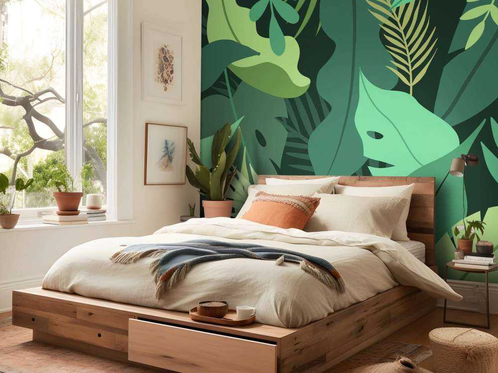 Pflanzen und Blätter