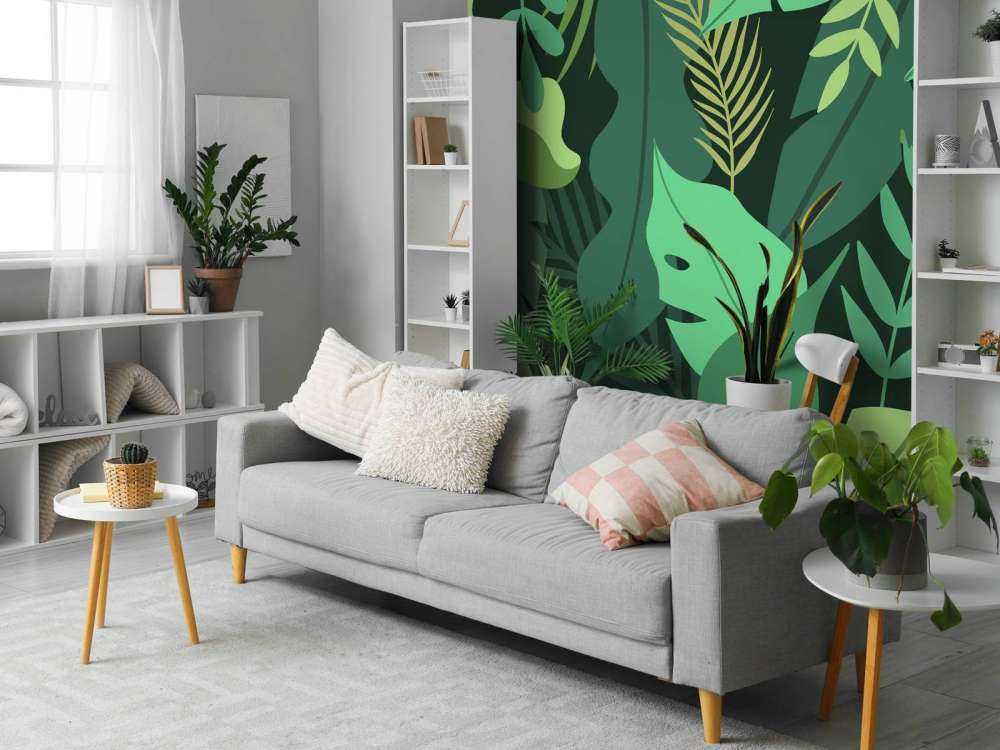 Pflanzen und Blätter