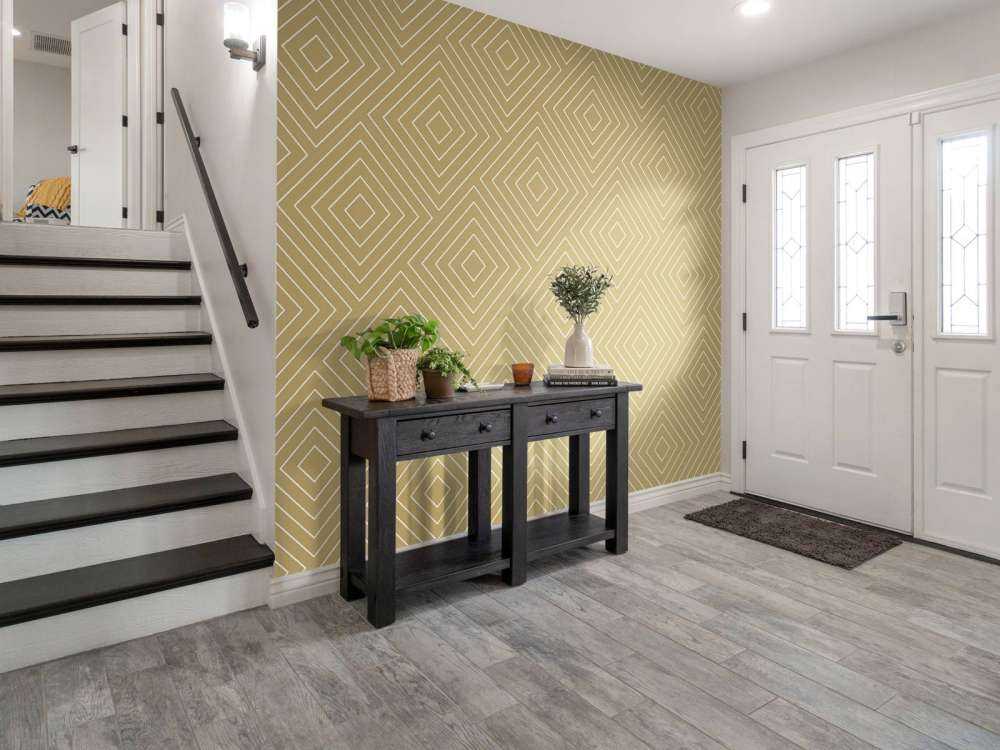 Chevron-Muster, gold