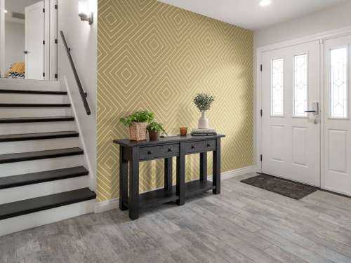 Chevron-Muster, gold