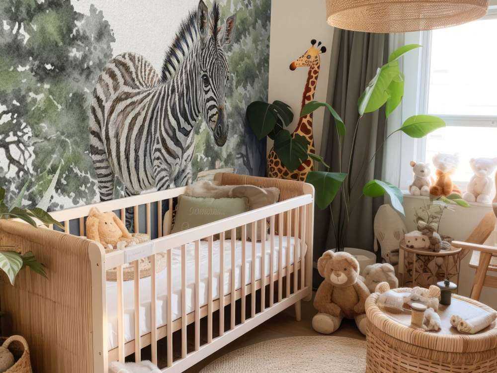 Junges Zebra in der Wildnis