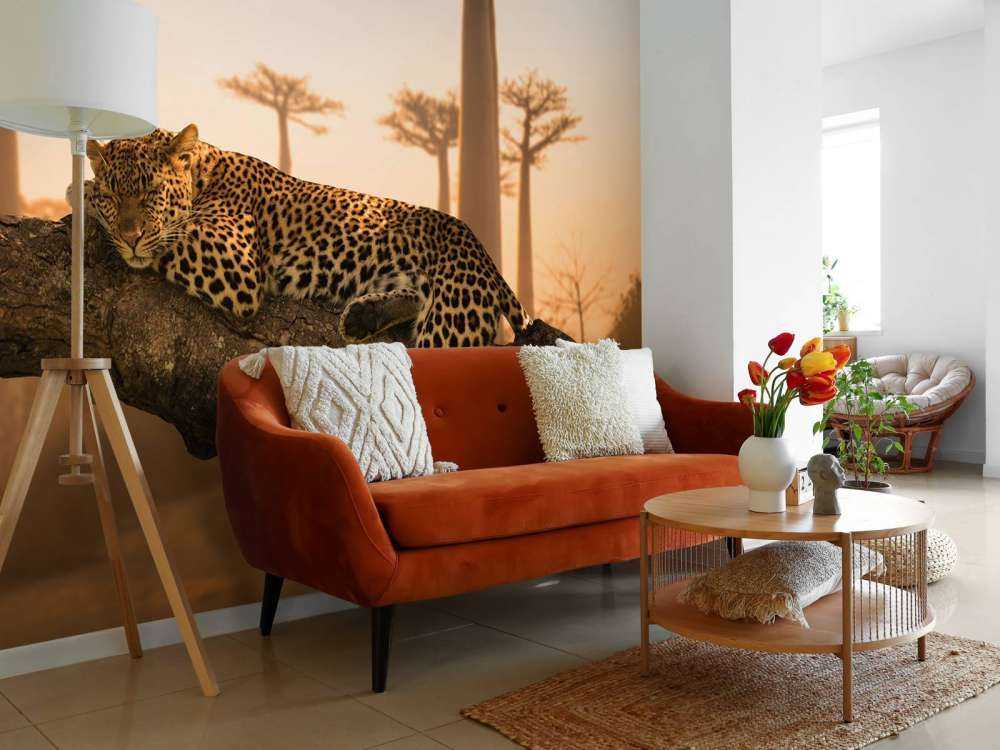 Schlafender Leopard