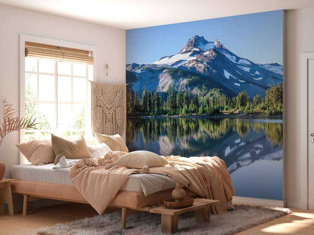 Fototapete Berge von Schnee