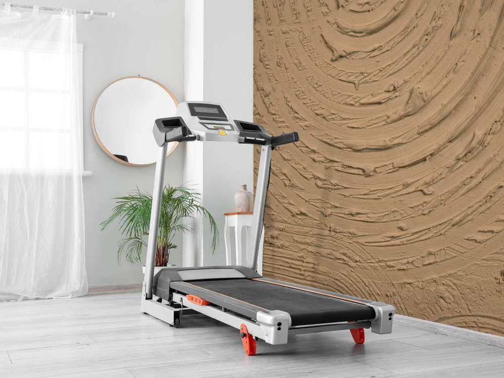 Runde Formen und Linien in Goldbraun