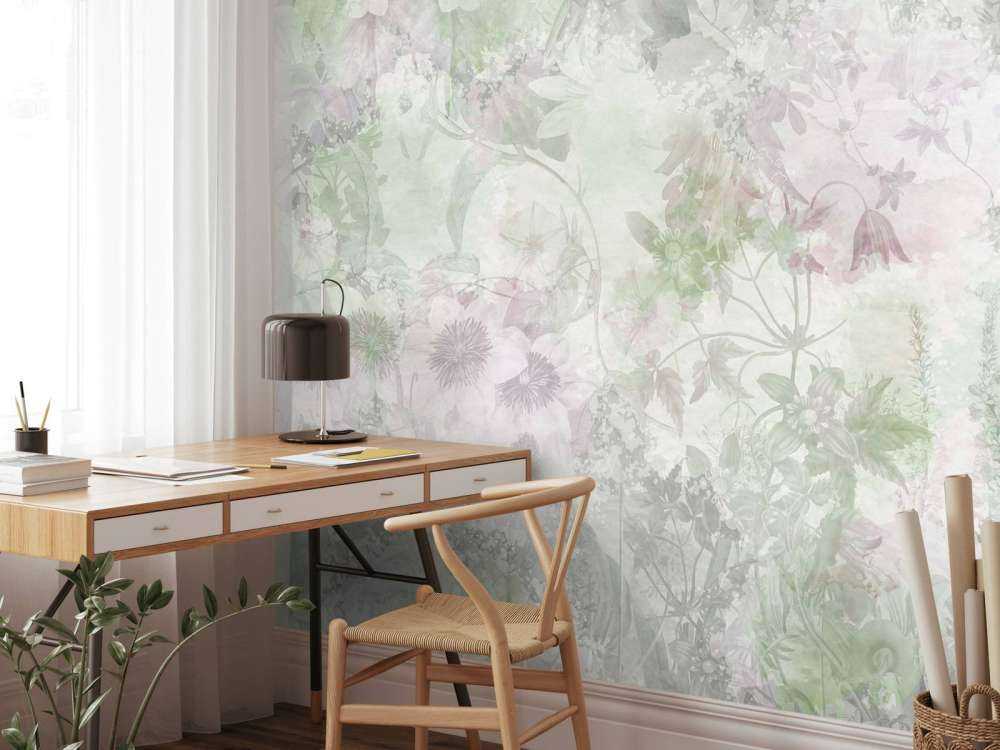 Aquarellgarten Grün